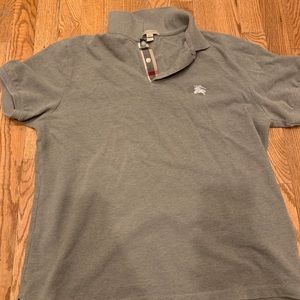 Mens Burberry polo XL